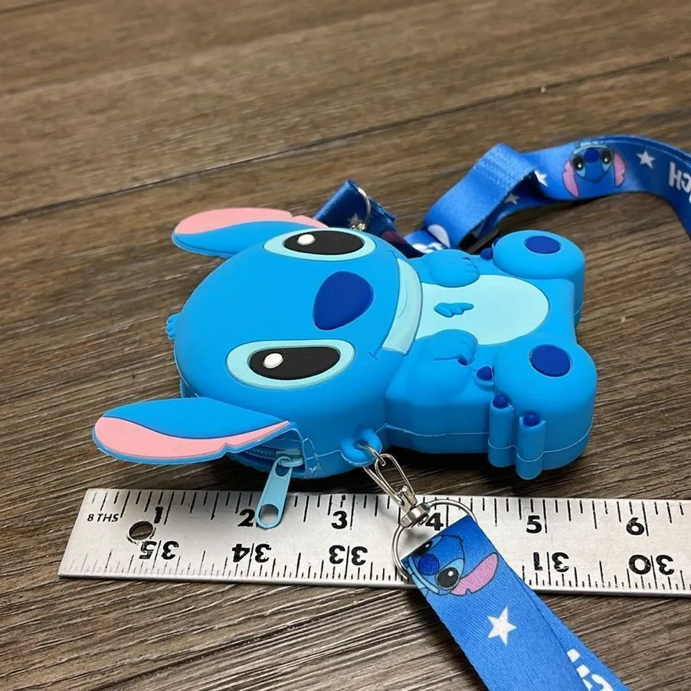 Disney Lilo & Stitch Silicone Crossbody Bag Cartoon Character